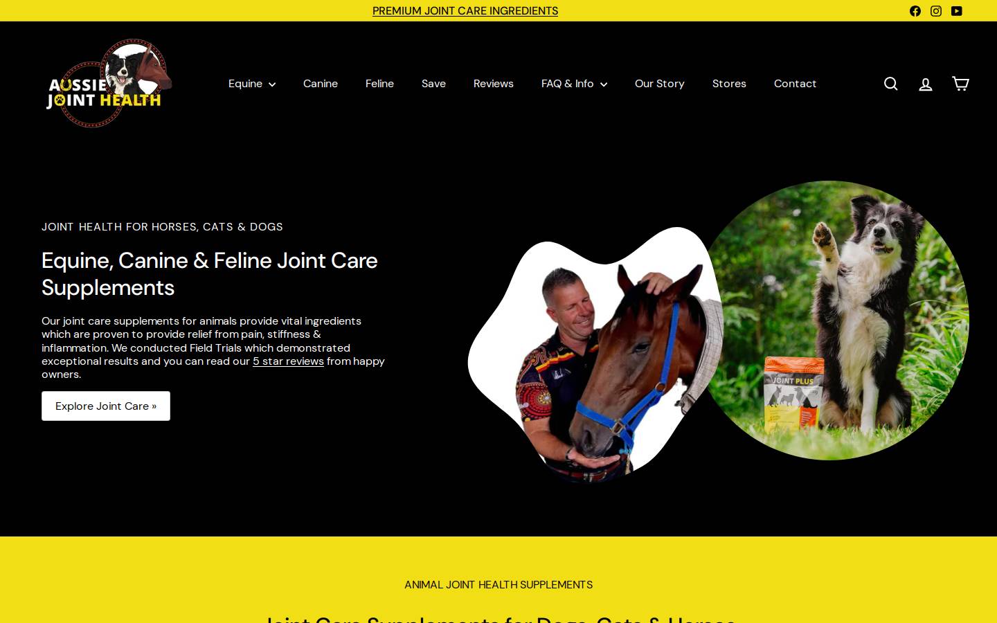 aussiejointplus.com homepage screenshot