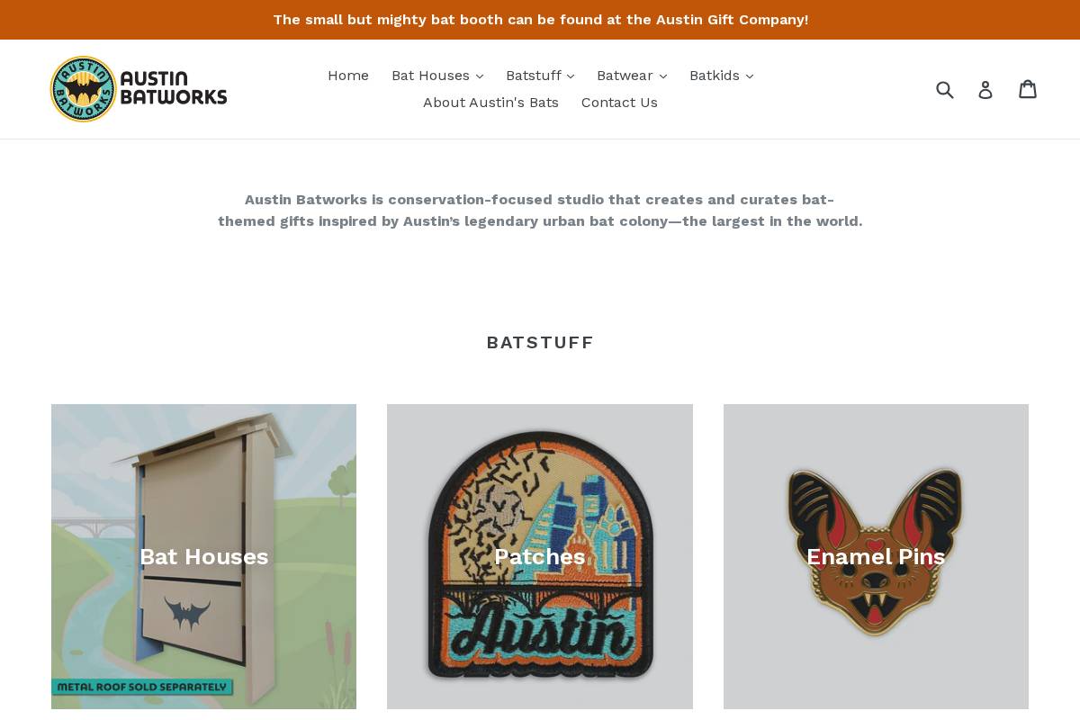 austinbatworks.com homepage screenshot