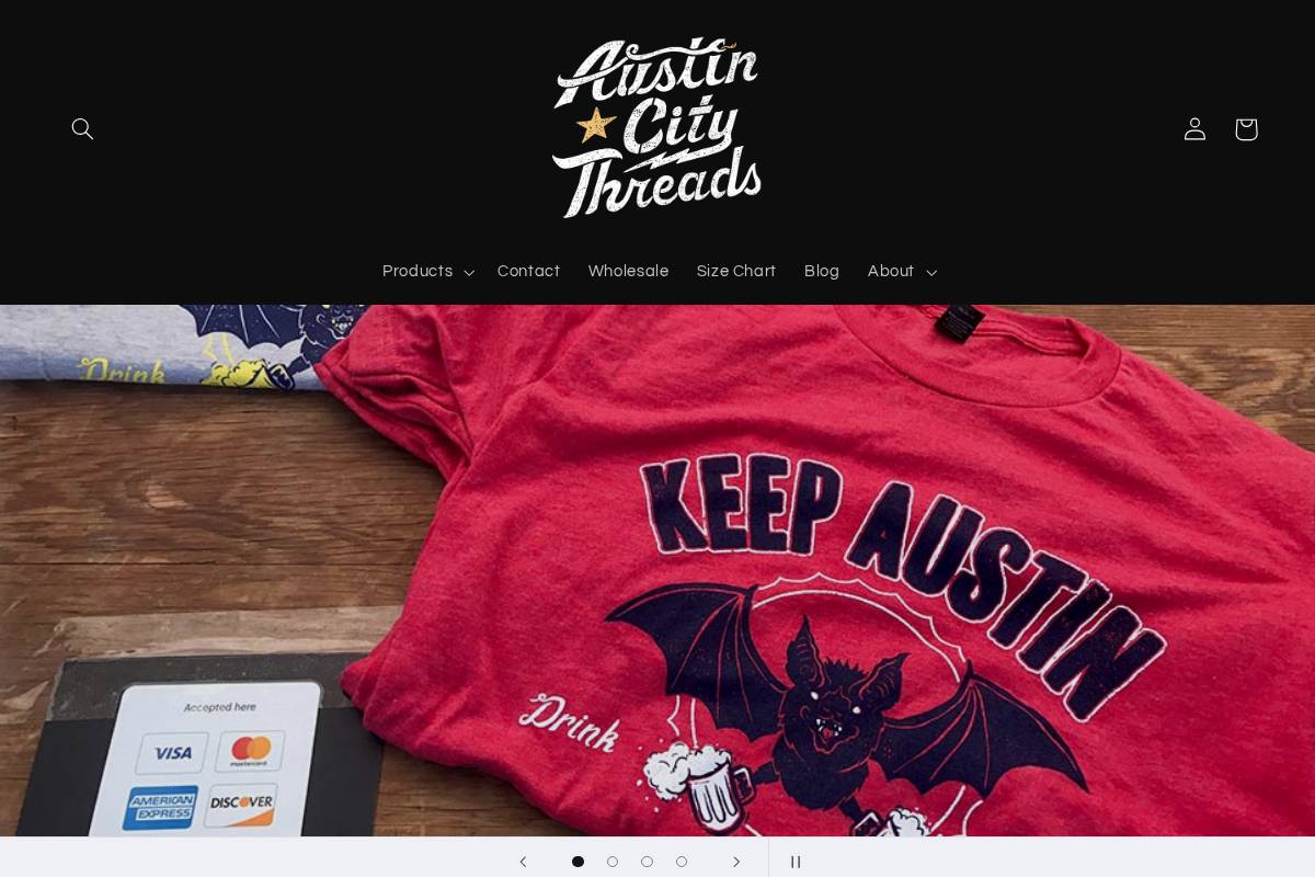 austincitythreads.com homepage screenshot
