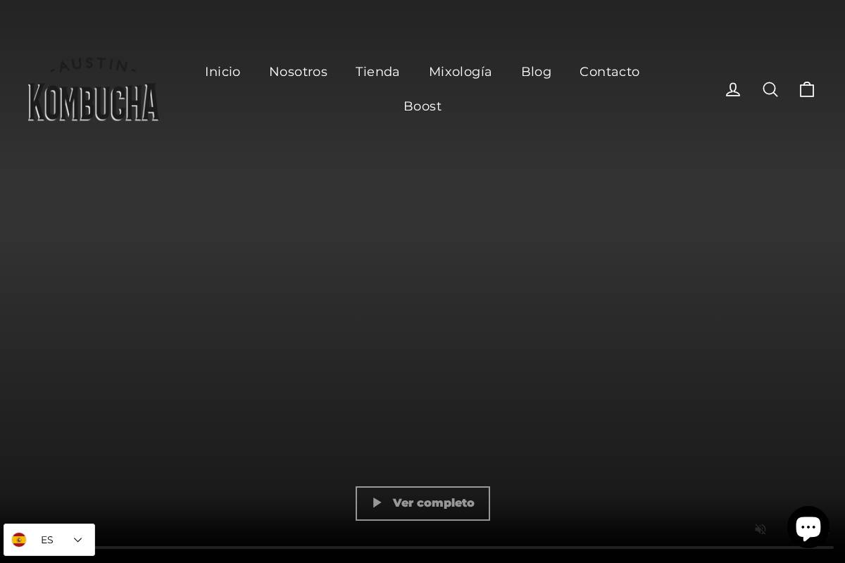 austinkombucha.com homepage screenshot