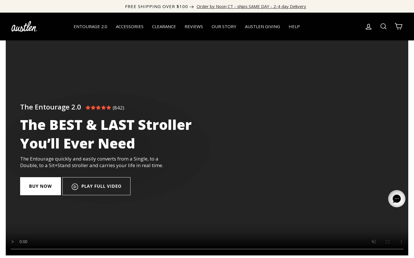 austlen.com homepage screenshot