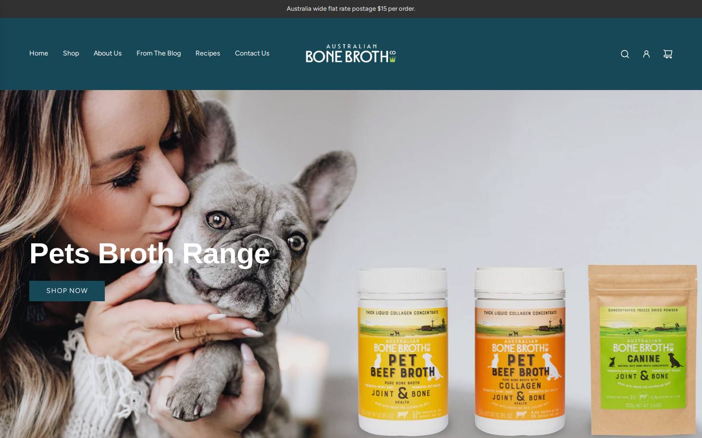 australianbonebrothco.com homepage screenshot