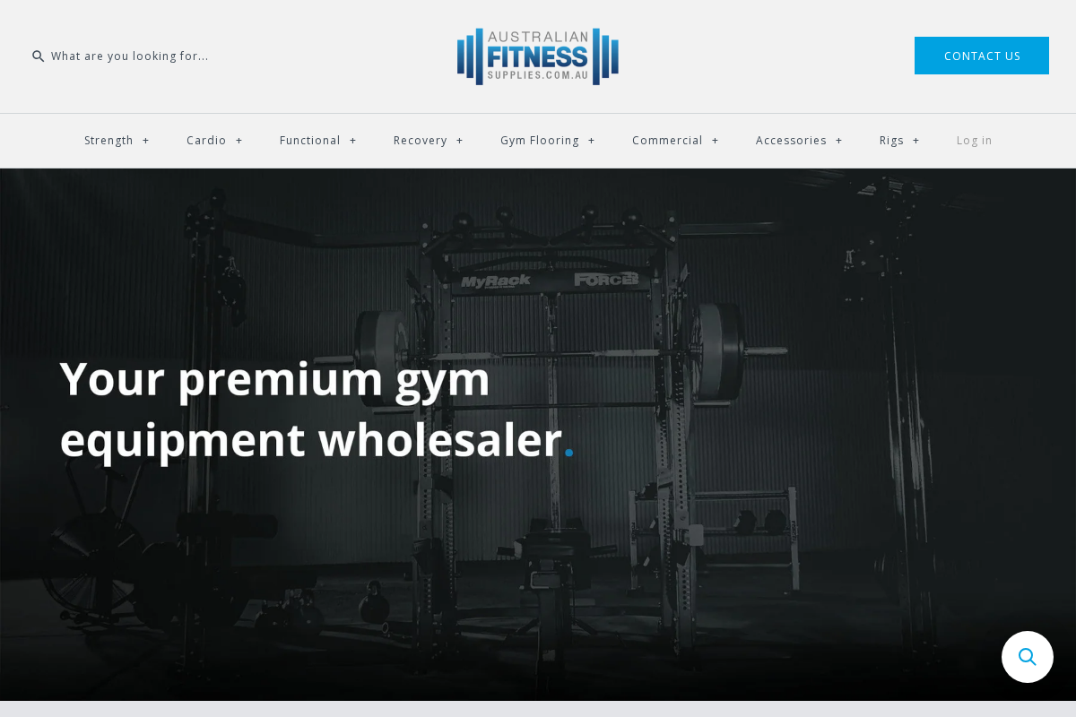 australianfitnesssupplies.com.au homepage screenshot