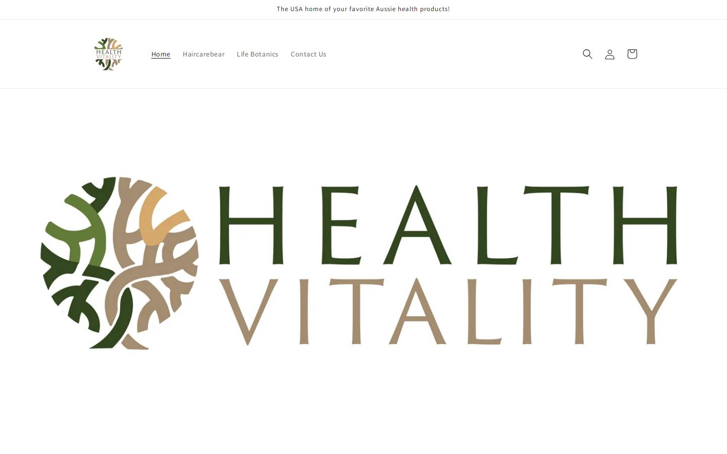 australianhealthvitality.com homepage screenshot