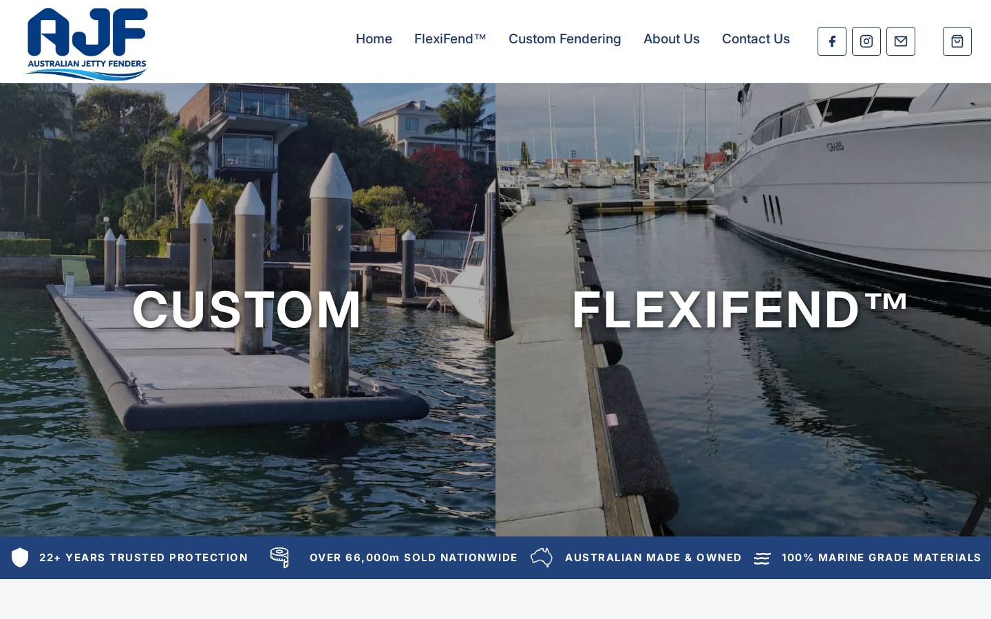 australianjettyfenders.com.au homepage screenshot