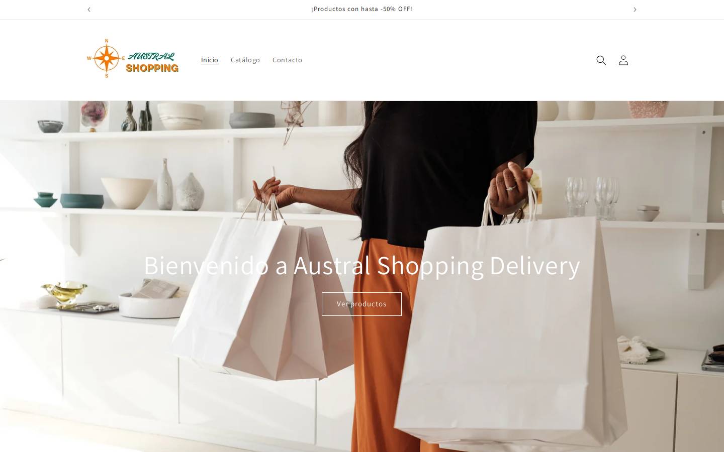 australshoppingdelivery.com homepage screenshot