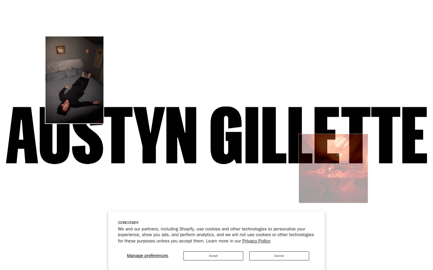 austyngillette.com homepage screenshot