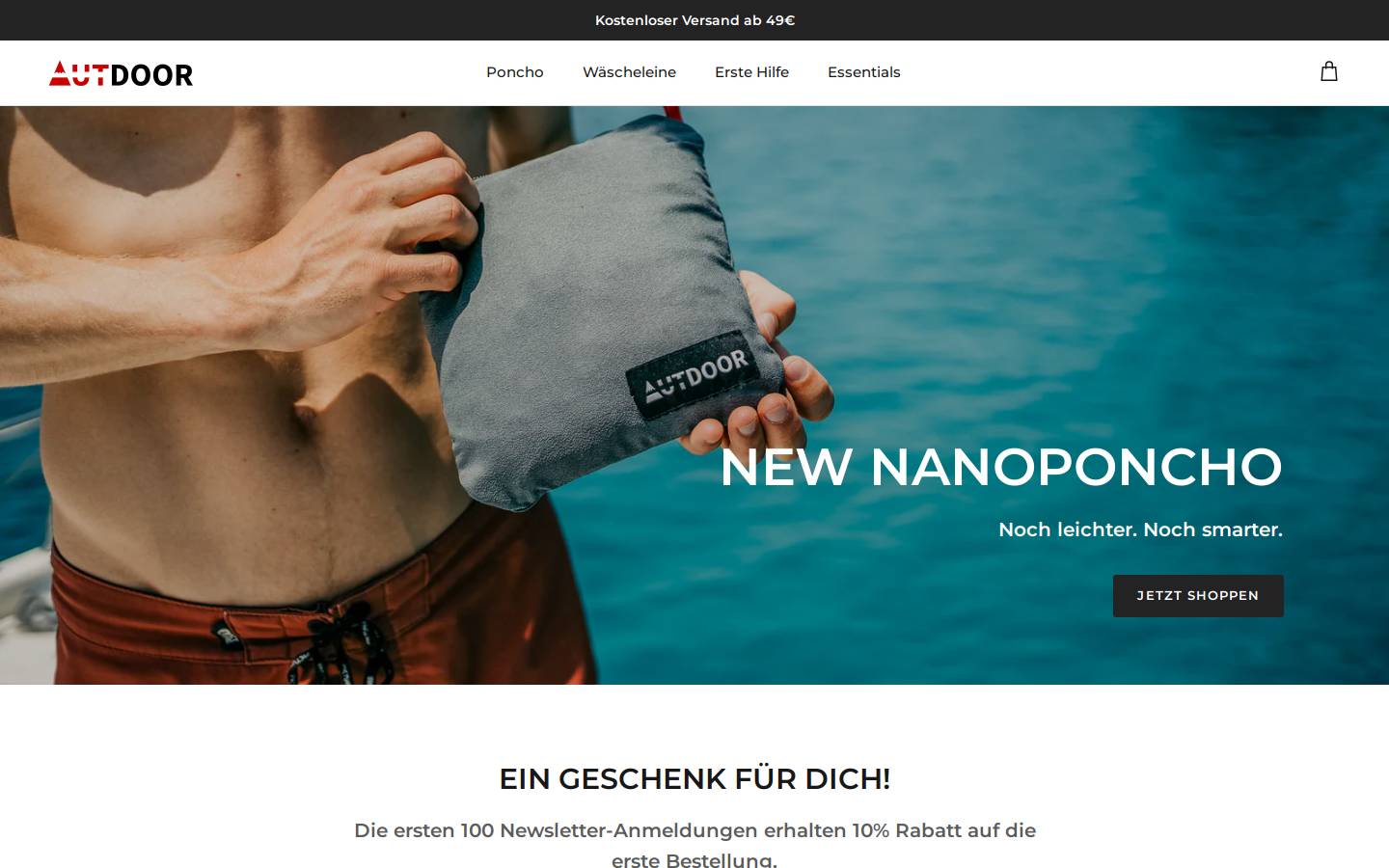 autdoor.com homepage screenshot