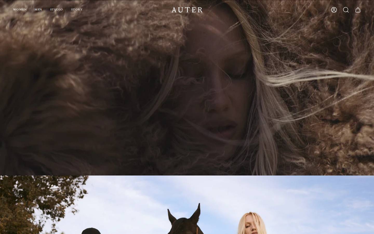 auterwear.com homepage screenshot