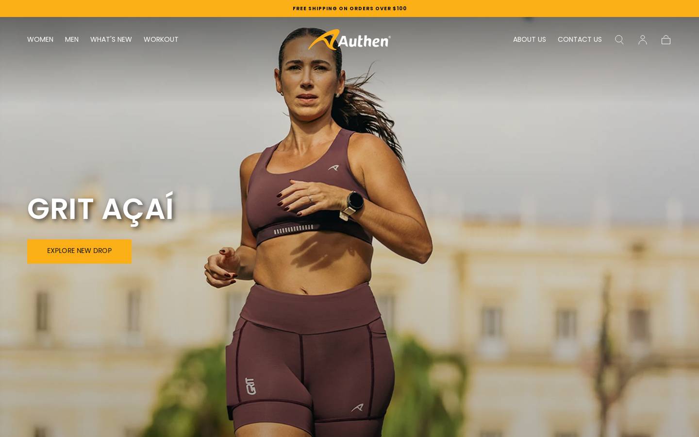 authenusa.com homepage screenshot