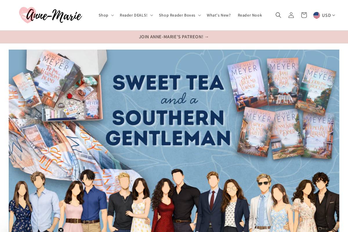 authoranne-mariemeyer.com homepage screenshot