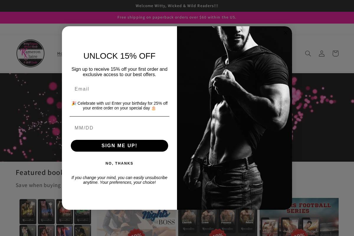 Snuggle Whore Press homepage screenshot