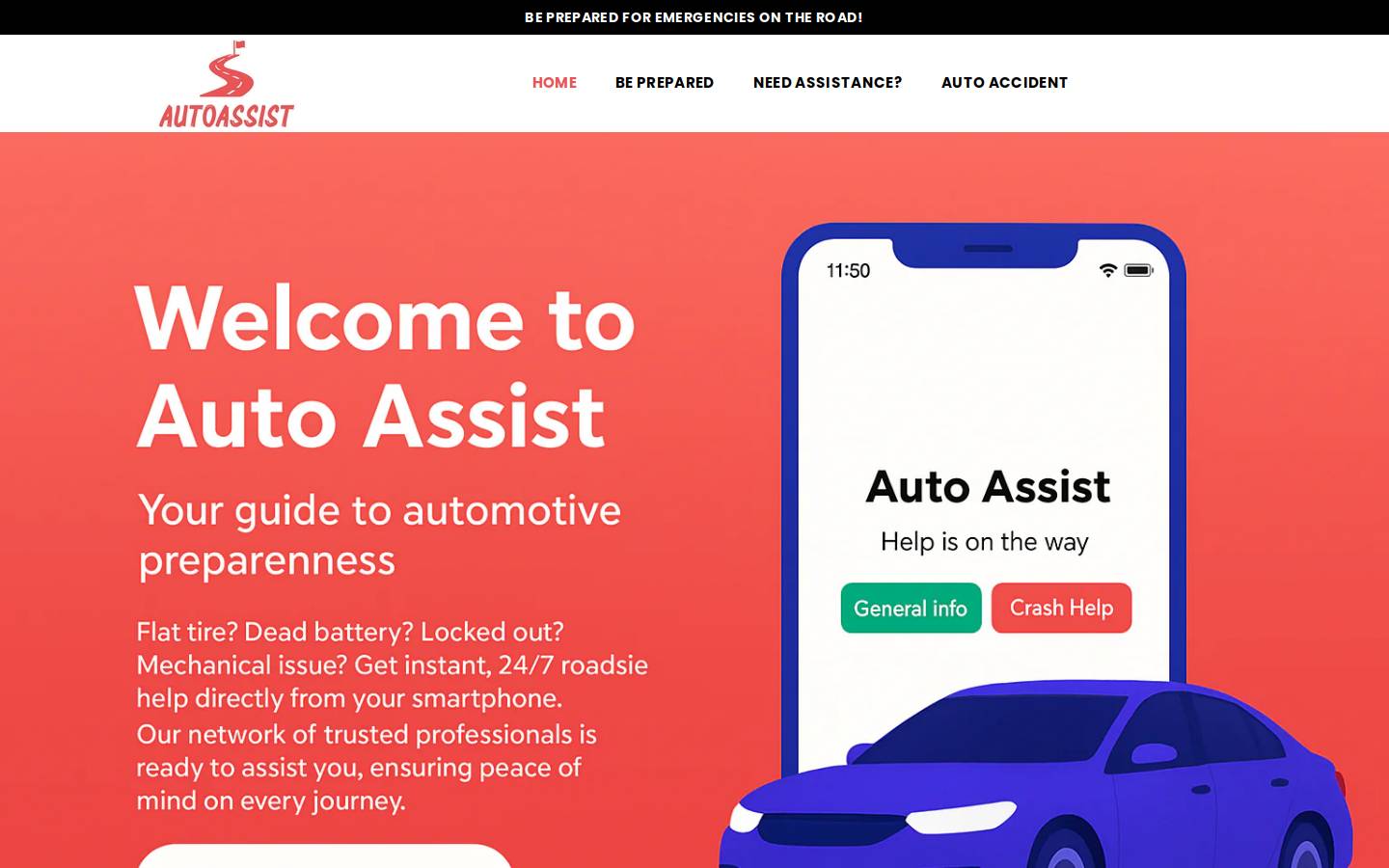 auto-assist.ca homepage screenshot
