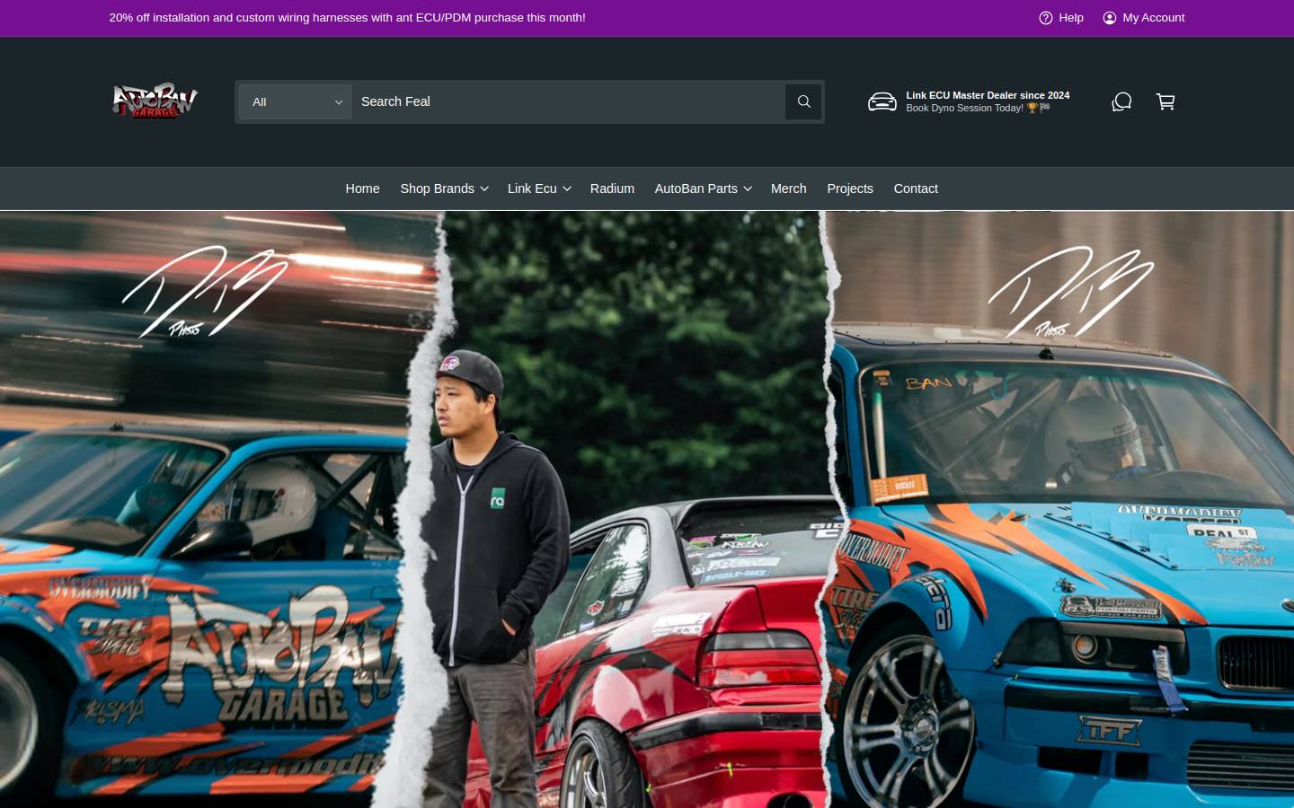 autoban-garage.com homepage screenshot