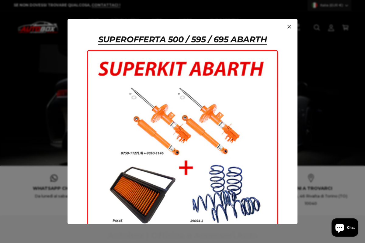 Autobox homepage screenshot