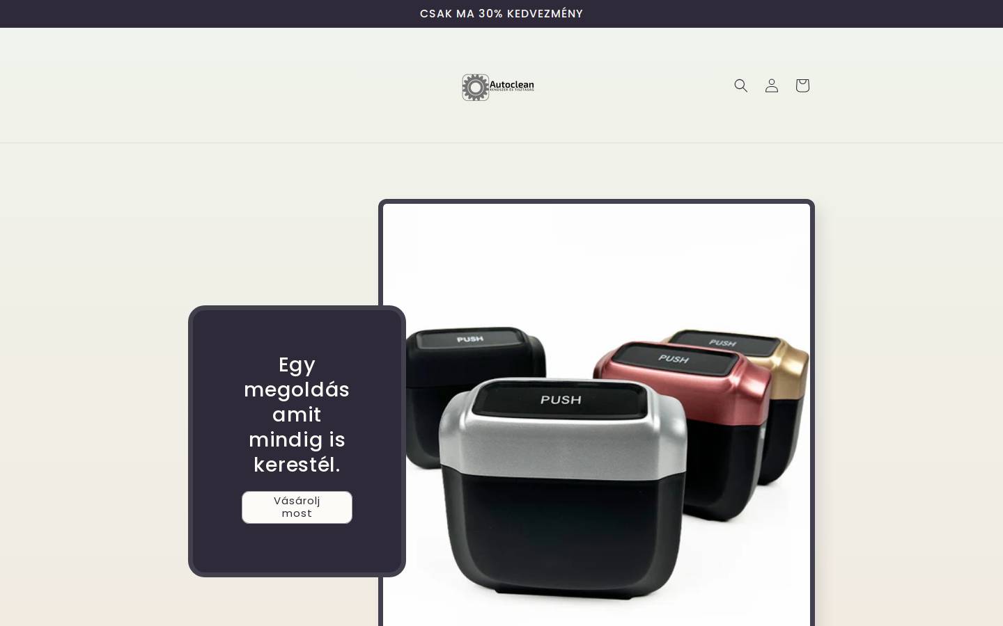 autocleancar.com homepage screenshot