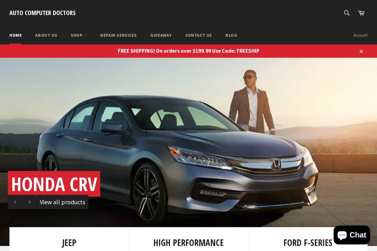 autocomputerdoctors.com homepage screenshot