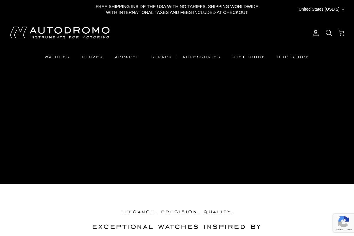 Autodromo homepage screenshot