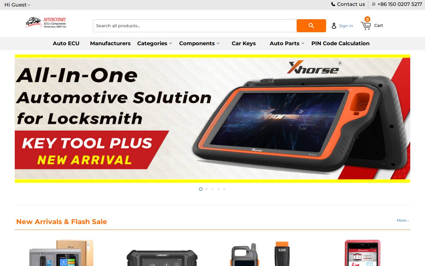 autoecupart.com homepage screenshot