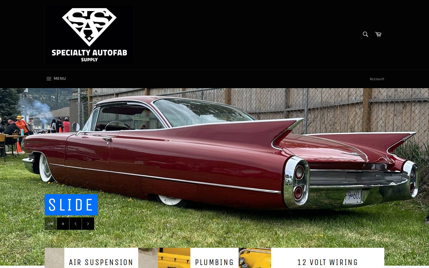 autofabsupply.com homepage screenshot