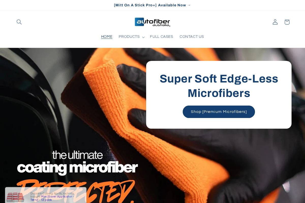 autofiber.com.au homepage screenshot