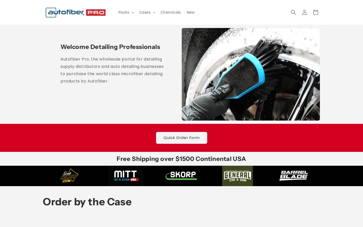 autofiberpro.com homepage screenshot