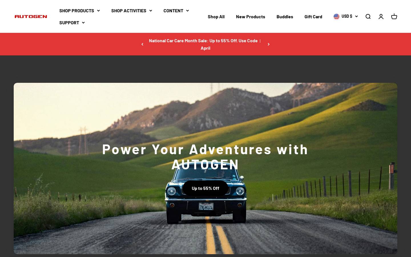 AutoGen homepage screenshot