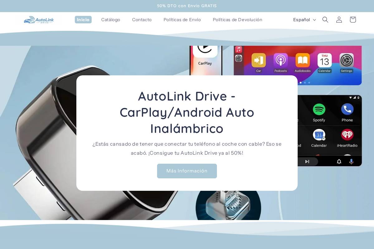 autolinkdrive.com homepage screenshot