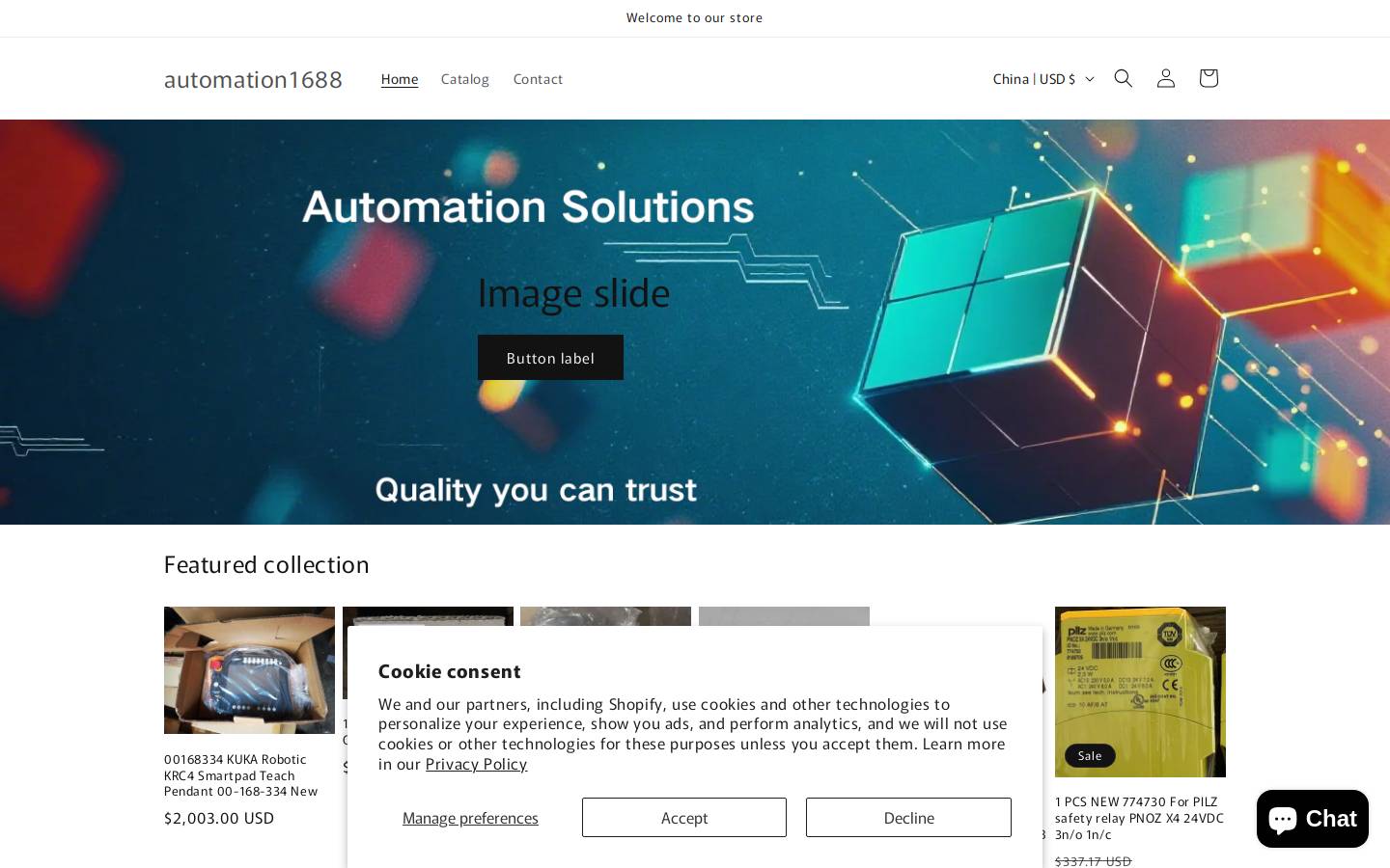automation1688.com homepage screenshot