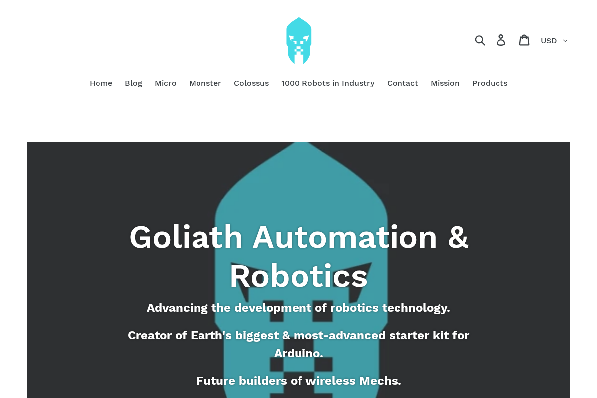 automationroboticsarduino.com homepage screenshot