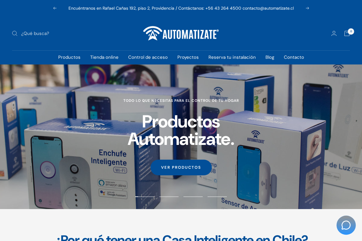 Automatizate homepage screenshot