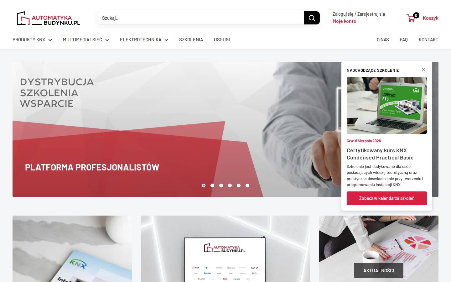 automatykabudynku.pl homepage screenshot