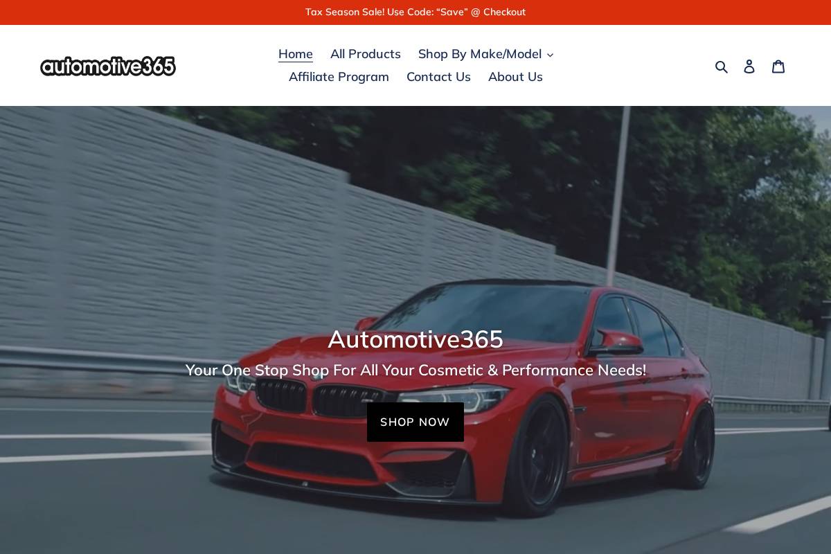 automo365.com homepage screenshot