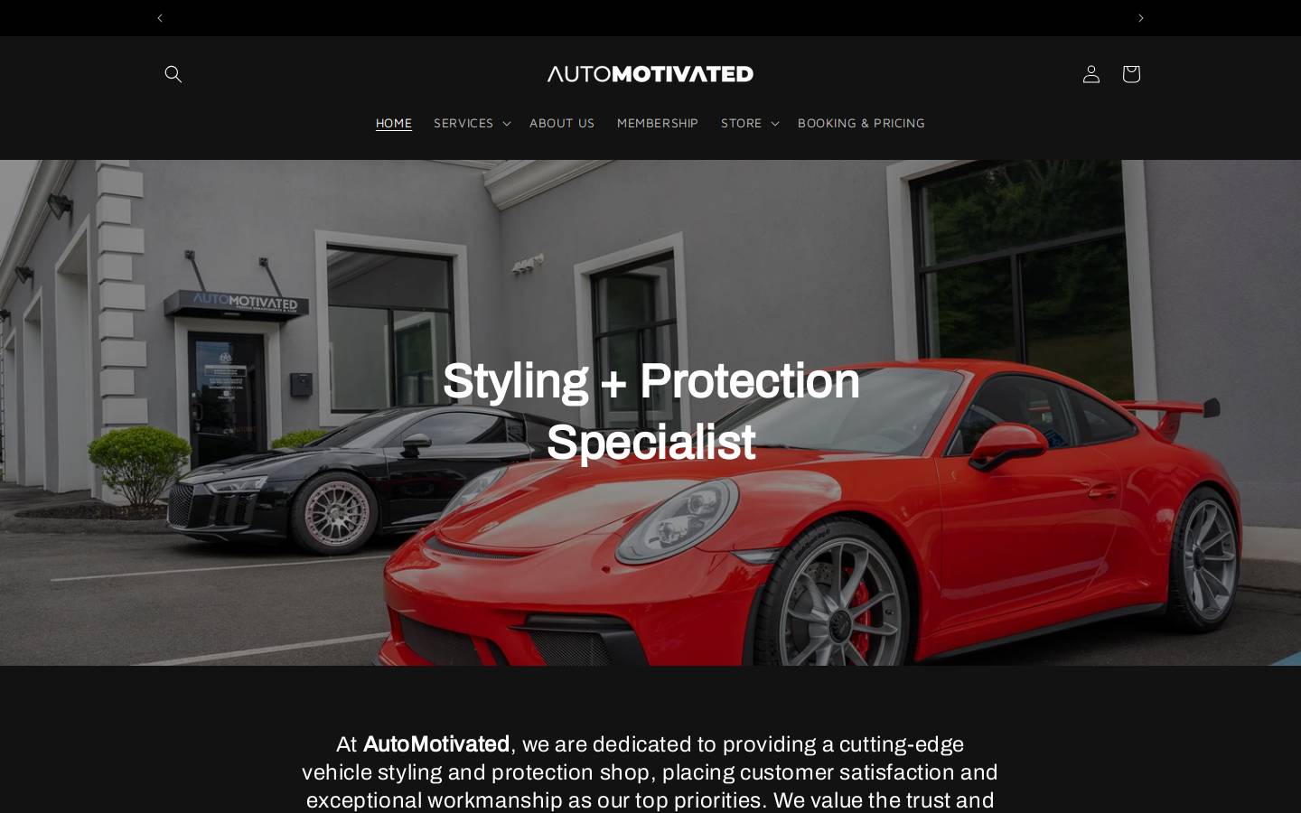 automotivatedconnecticut.com homepage screenshot