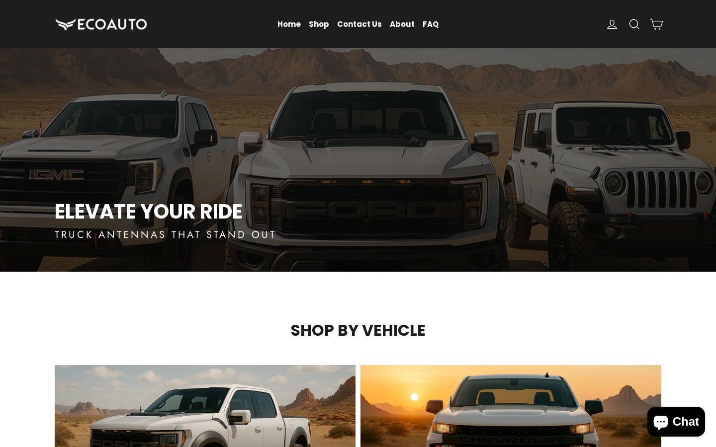 automotiveantennas.com homepage screenshot