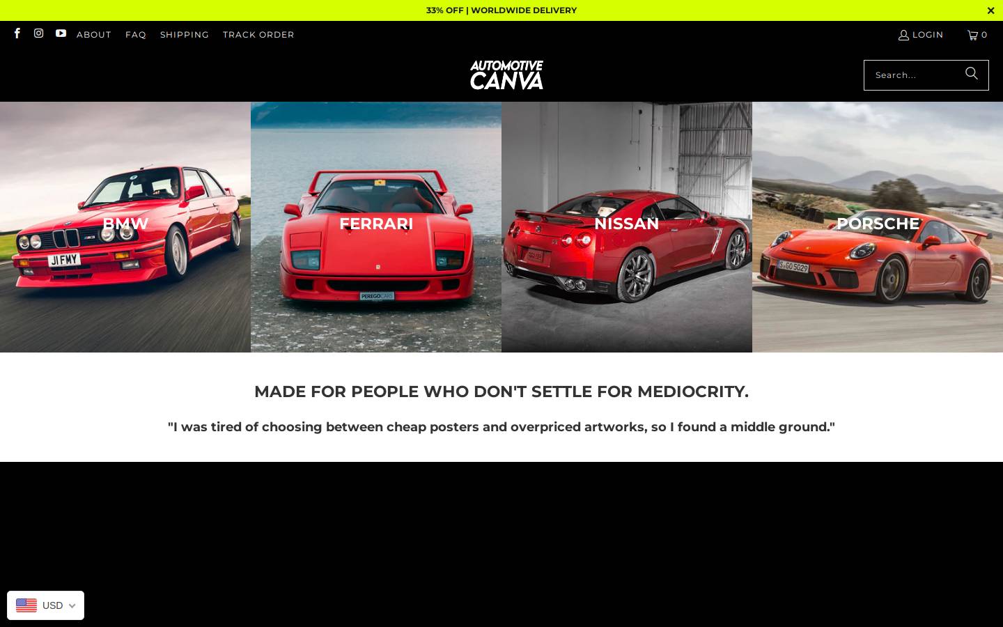 automotivecanva.com homepage screenshot