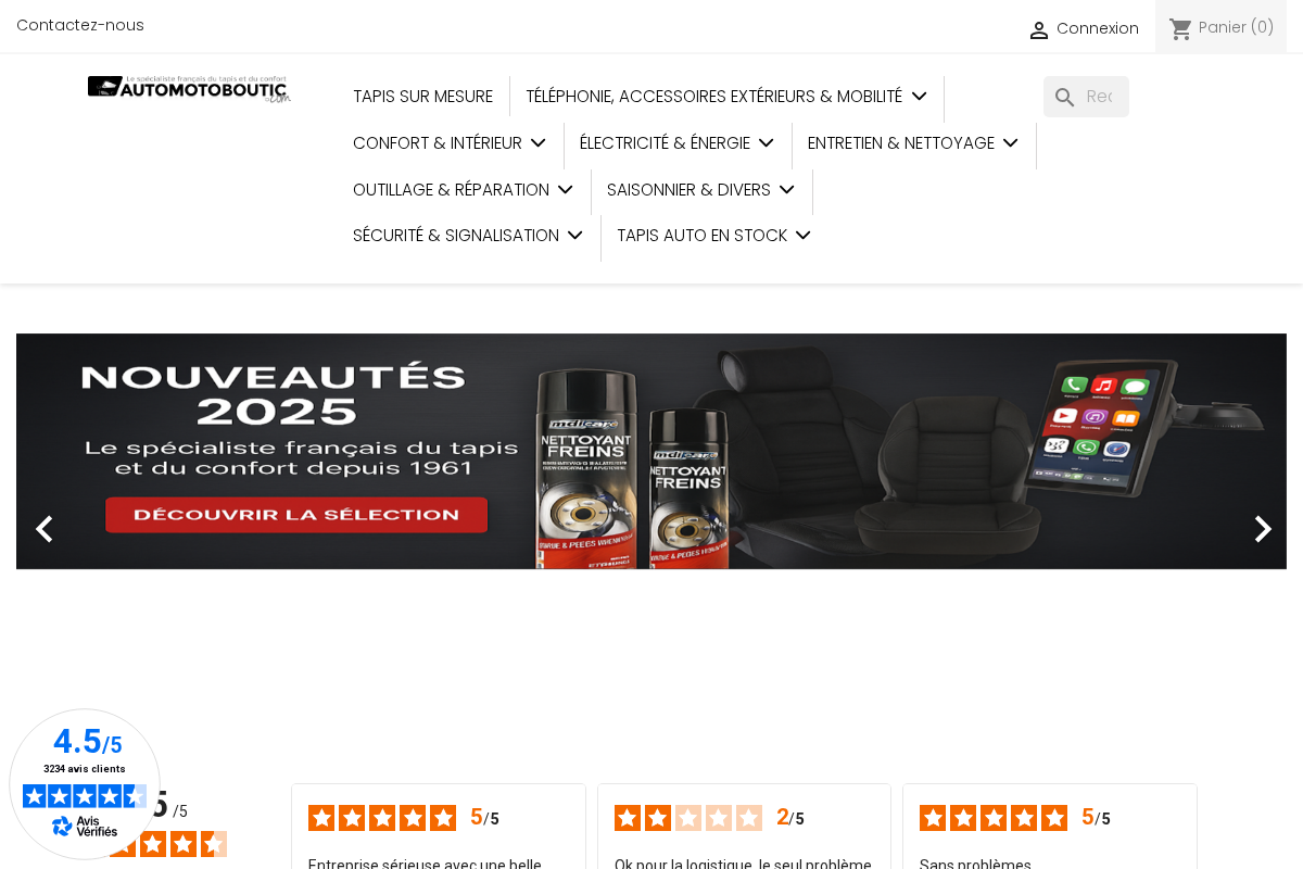 Automotoboutic homepage screenshot