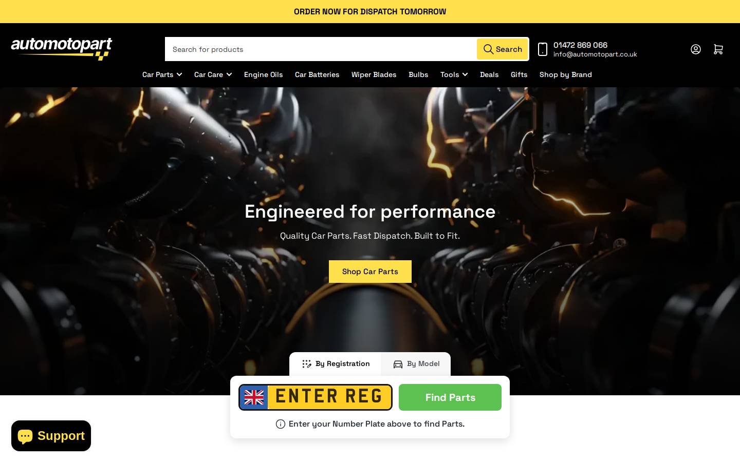 automotopart.com homepage screenshot