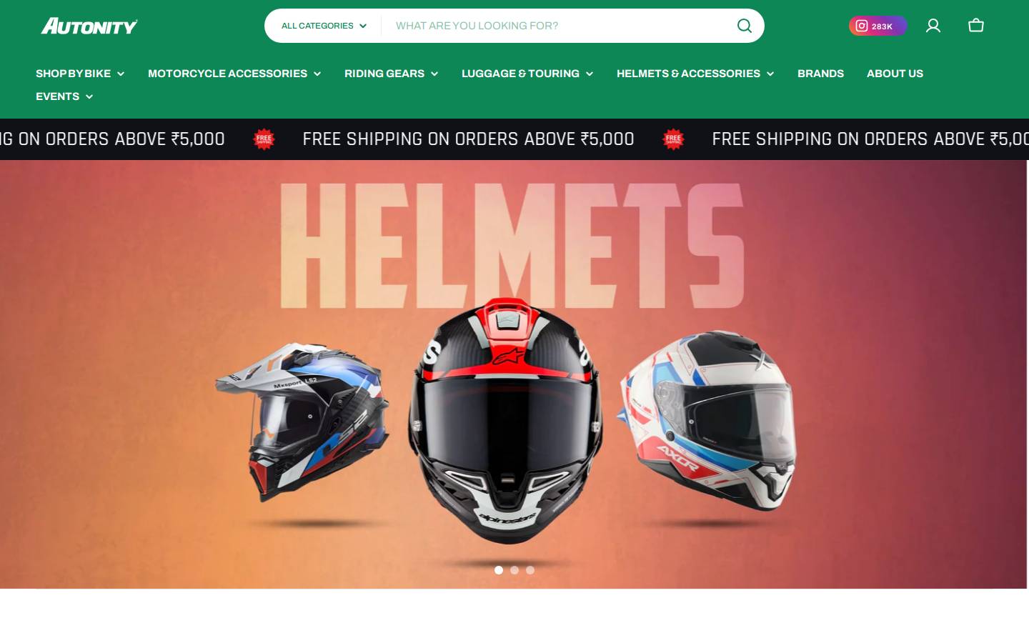 autonity.in homepage screenshot