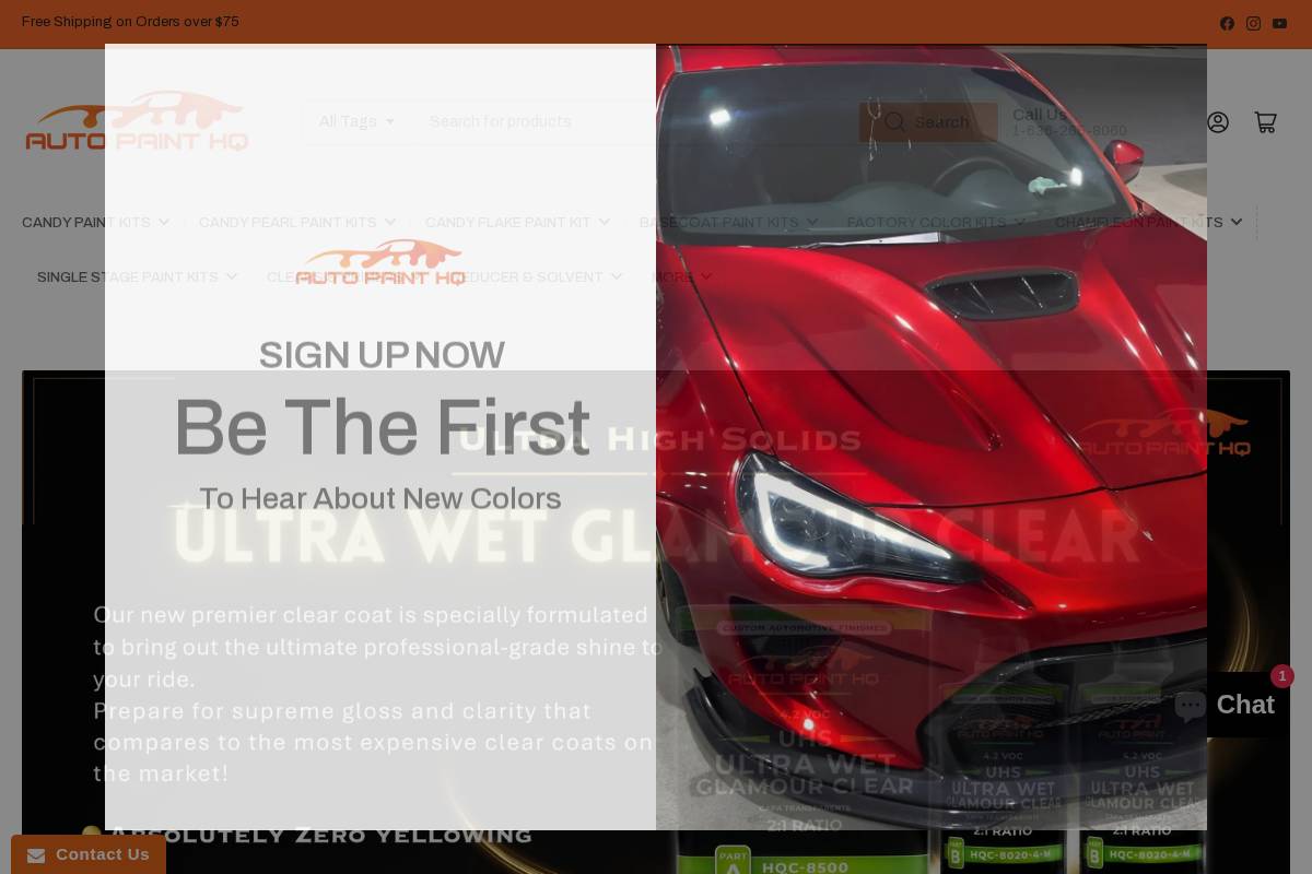 autopainthq.com homepage screenshot