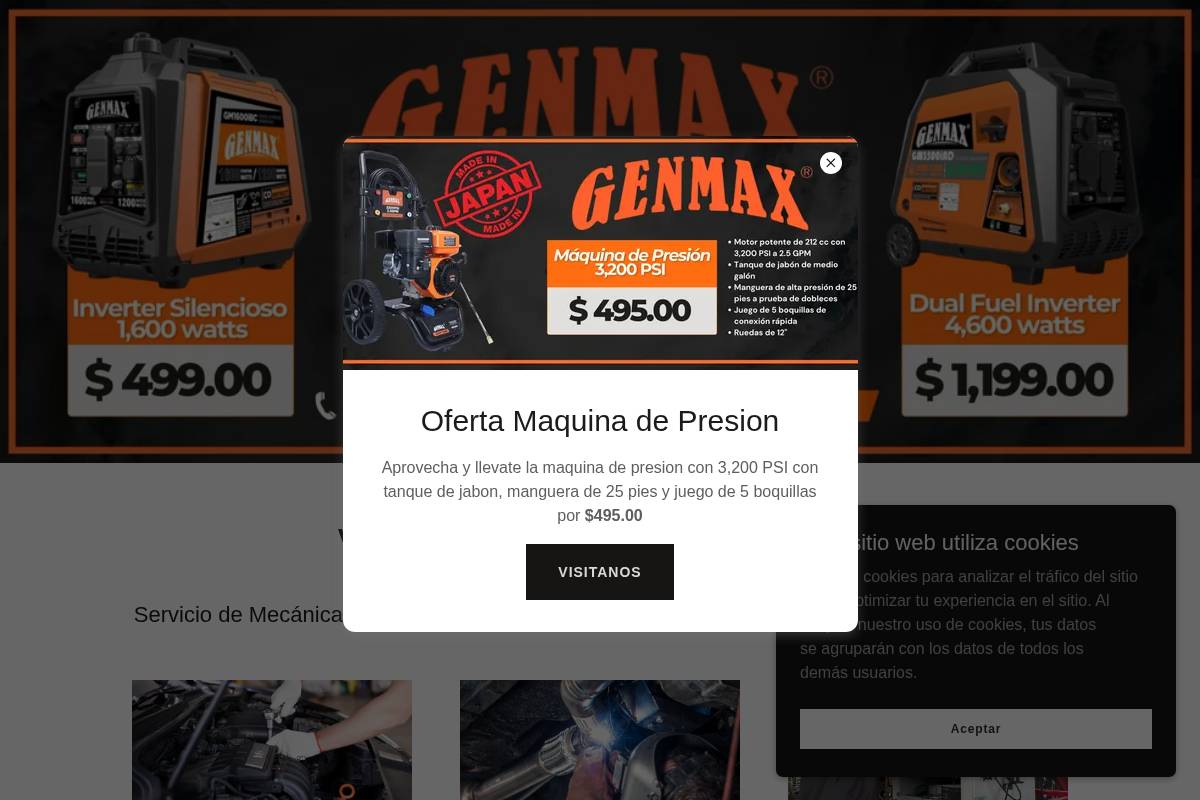 autopiezaslugo.com homepage screenshot