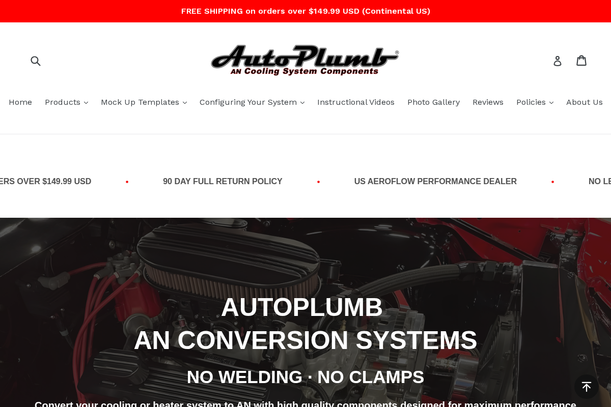 AutoPlumb homepage screenshot