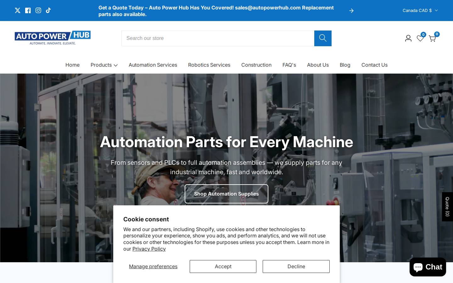 autopowerhub.com homepage screenshot