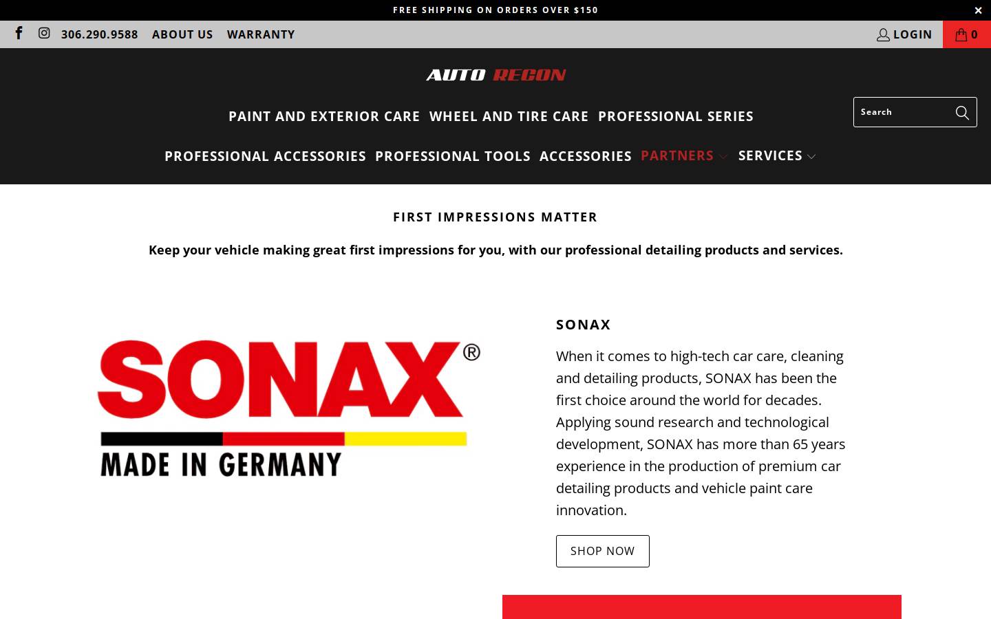 autorecon.ca homepage screenshot
