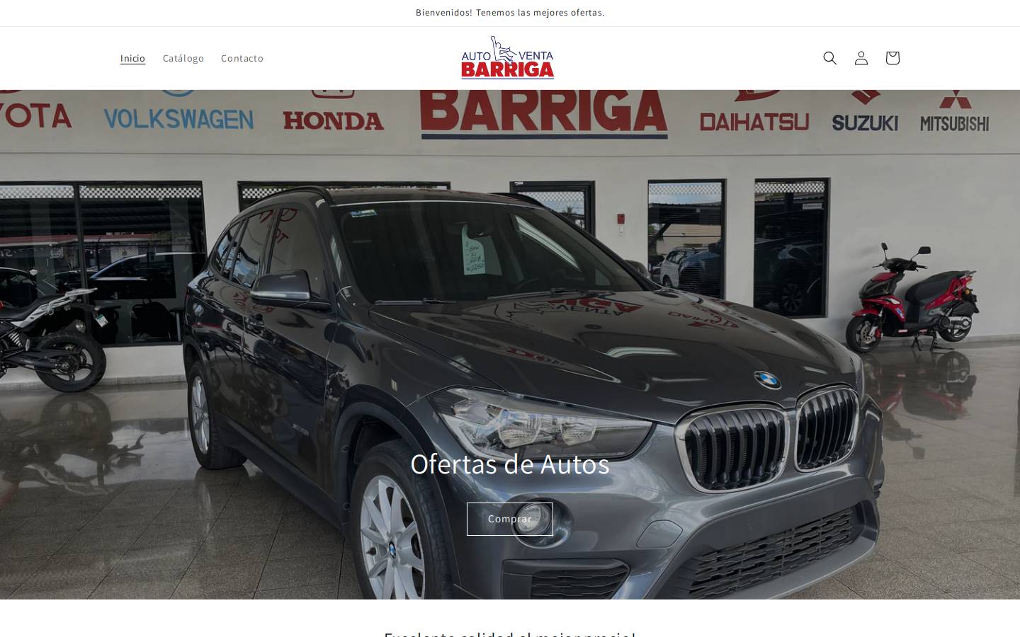 autosbarriga.com homepage screenshot