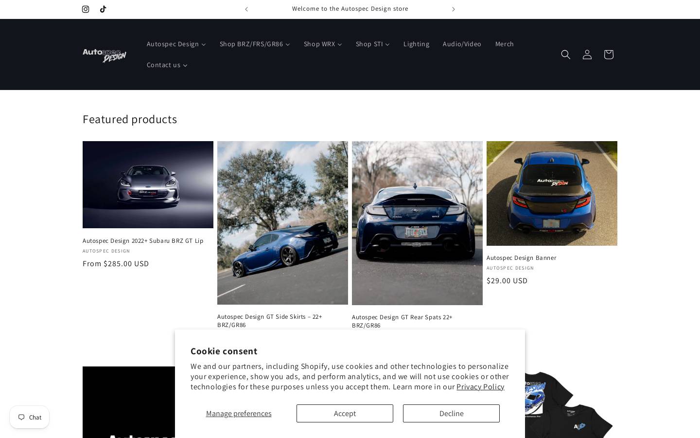 autospecdesign.com homepage screenshot