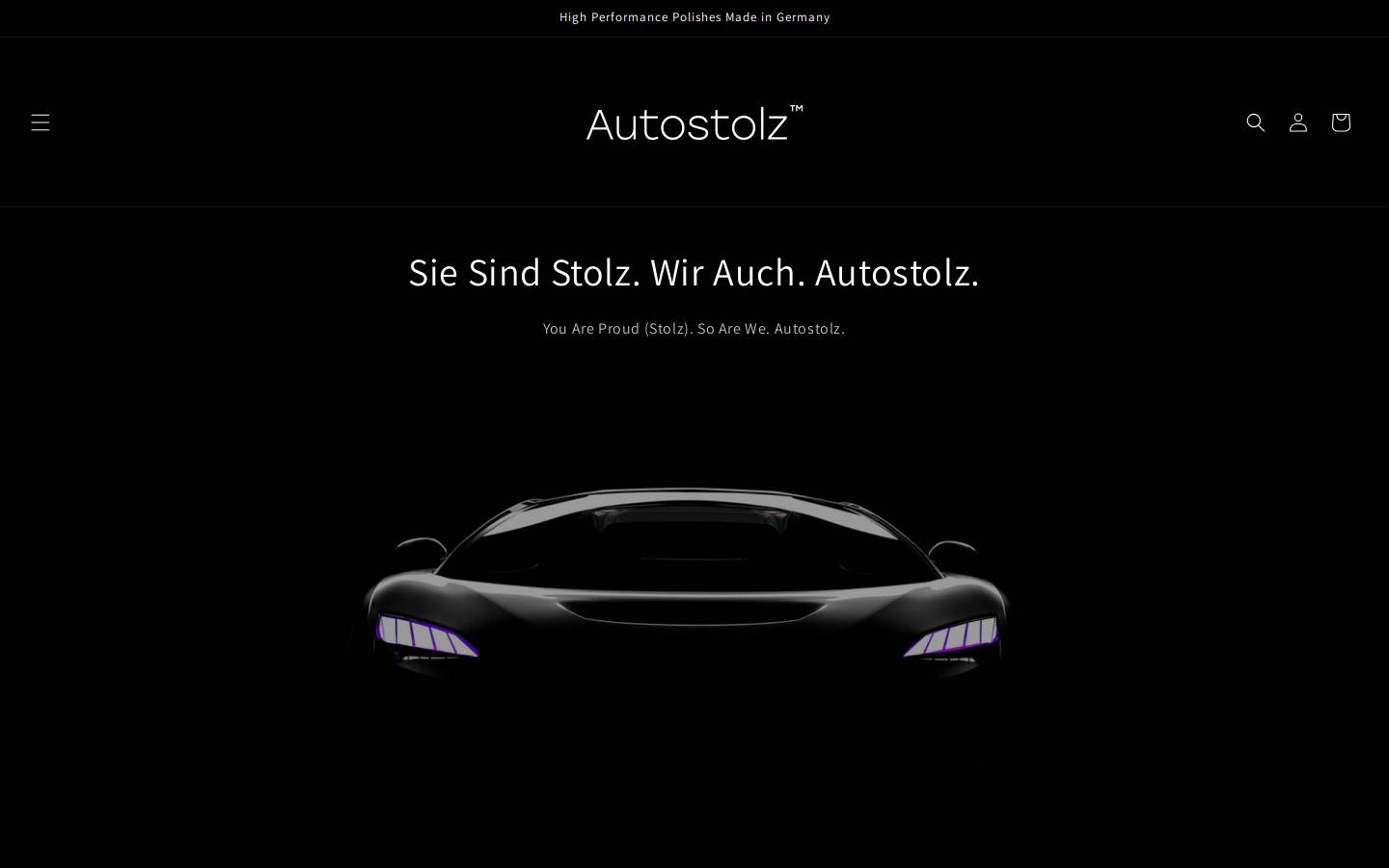autostolz.eu homepage screenshot