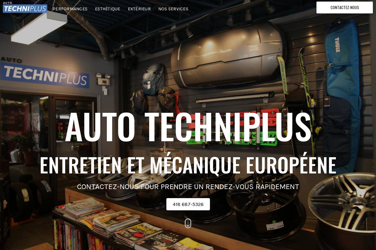 autotechniplus.com homepage screenshot