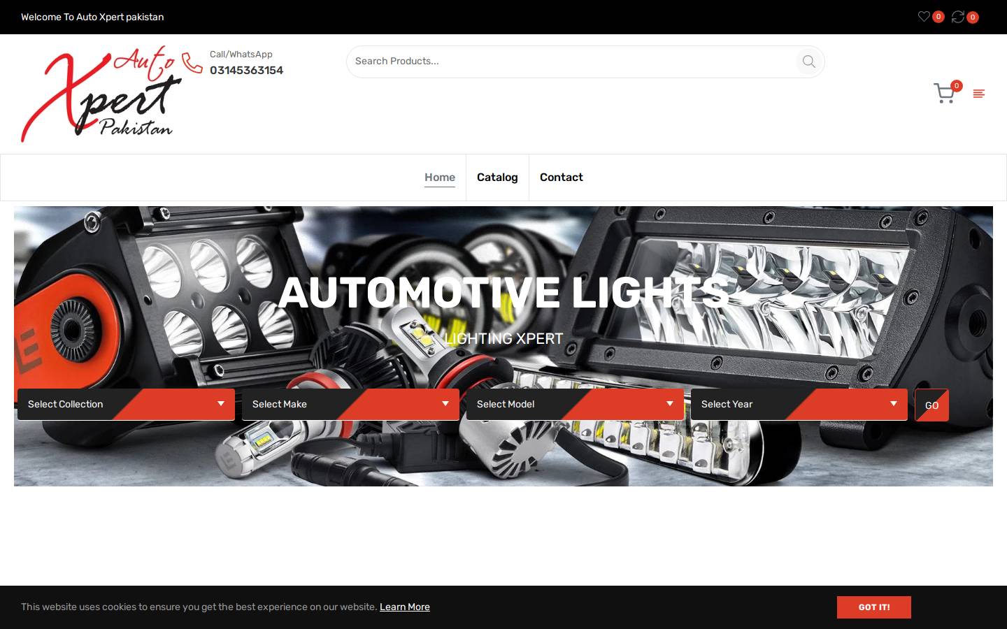 autoxpertpakistan.com homepage screenshot