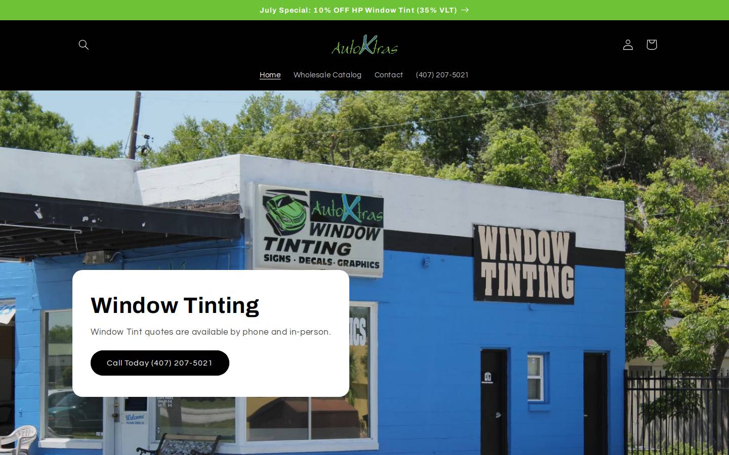 autoxtrasfl.com homepage screenshot